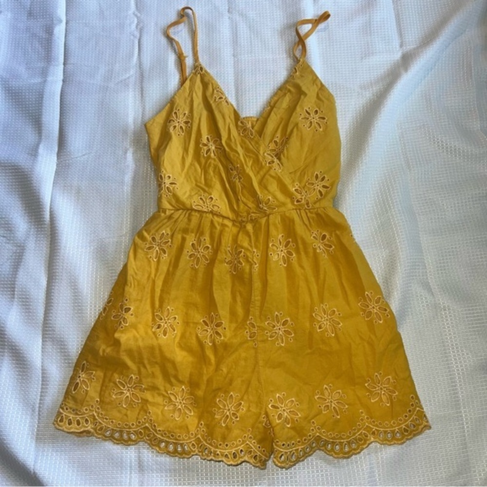 EUC Yellow Romper